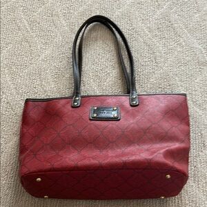 Nine West Red and‎ Black Tote Bag​
